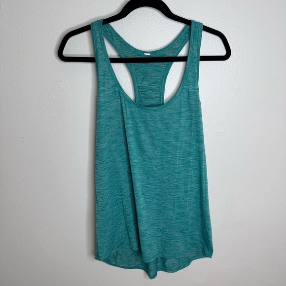 Lululemon Our Sport Tank in Heathered Teal Green - Picture 7 of 12